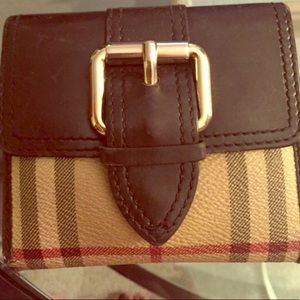 BurberryNova Check Wallet